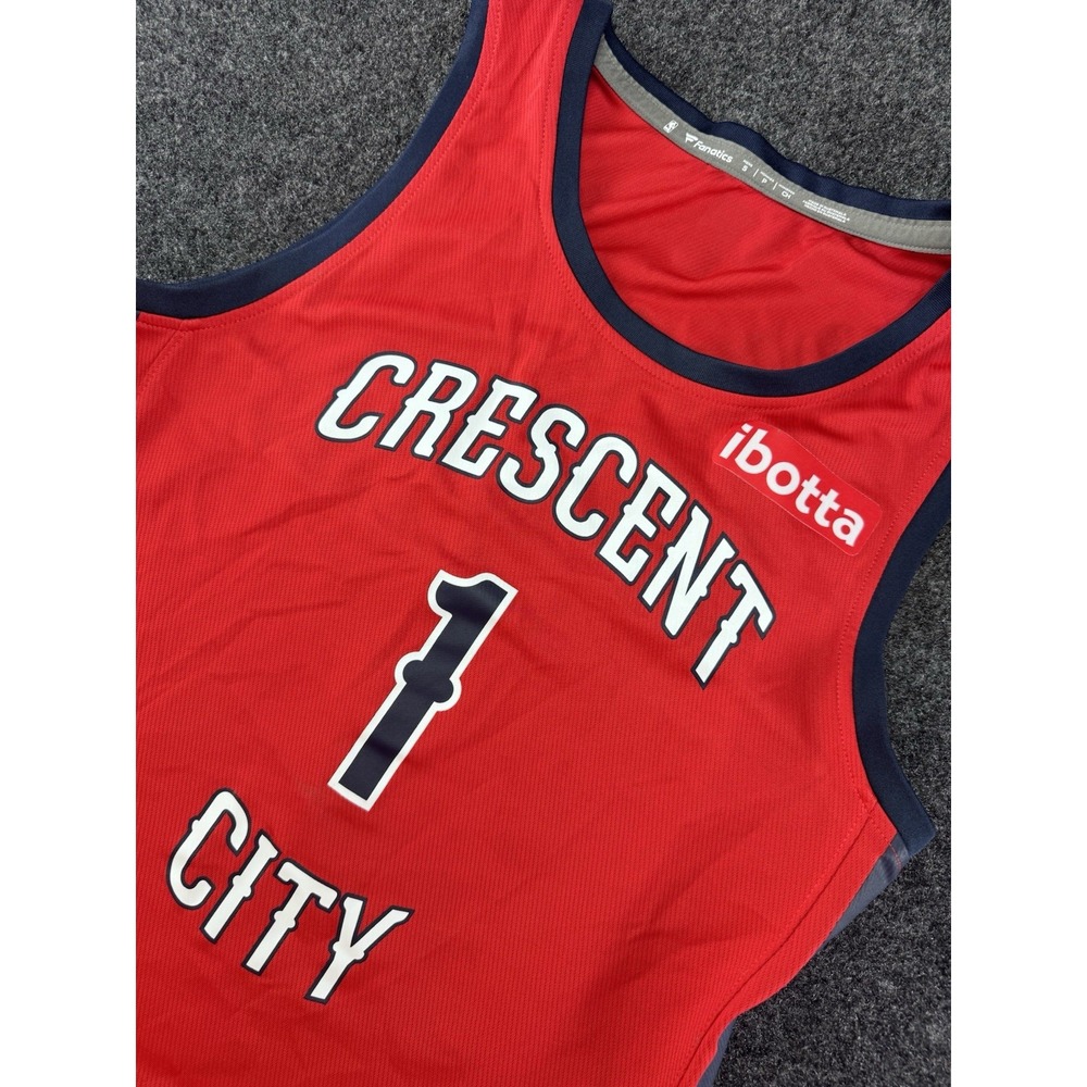 New Orleans Pelicans Zion Williamson #1 Crescent City Jersey Men's S